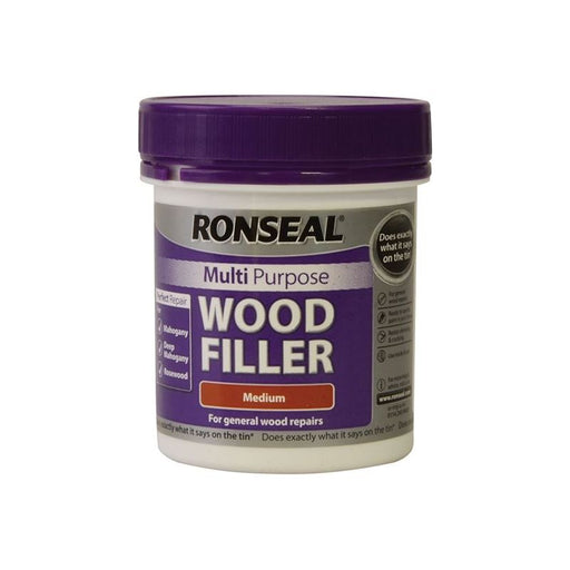 Ronseal Multipurpose Wood Filler Tub Medium 250g Ronseal - Dynamic Drive