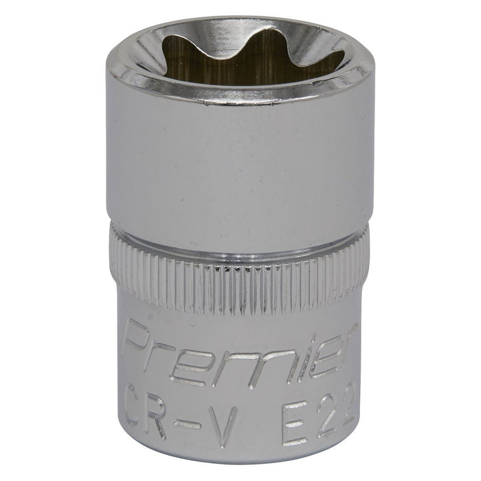 Sealey TRX-Star* Socket E22 1/2"Sq Drive SET013 Sealey - Dynamic Drive
