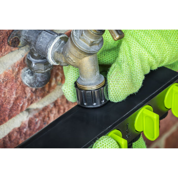 Sealey 4-Way Garden Water Distributor JS349 Sealey - Dynamic Drive