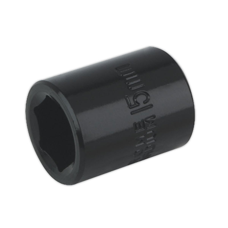 Sealey Impact Socket 15mm 3/8"Sq Drive IS3815 Sealey - Dynamic Drive
