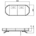 Ring Automotive RCV9819 TM LED Light Bar, 694 mm Ring Automotive - Dynamic Drive