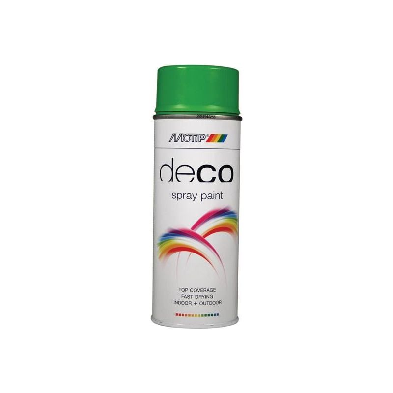 Motip® Deco Spray Paint High Gloss RAL 6018 Yellow Green 400ml MOTIP® - Dynamic Drive