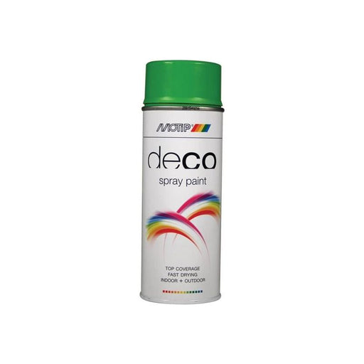 Motip® Deco Spray Paint High Gloss RAL 6018 Yellow Green 400ml MOTIP® - Dynamic Drive