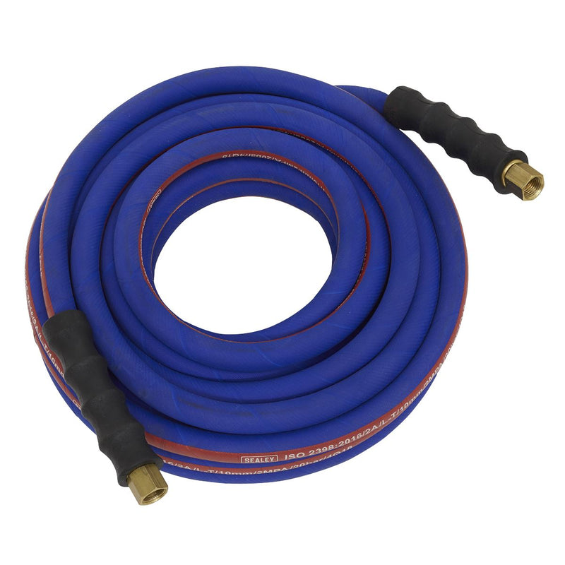 Sealey Extra-Heavy-Duty Air Hose with 1/4"BSP Unions 10m x 10mm AH10R/38 Sealey - Dynamic Drive