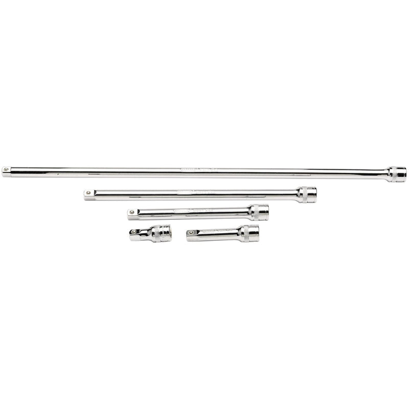 Draper Extension Bar Set, 3/8" Sq. Dr., Polished Chrome (5 Piece) 16767 Draper - Dynamic Drive