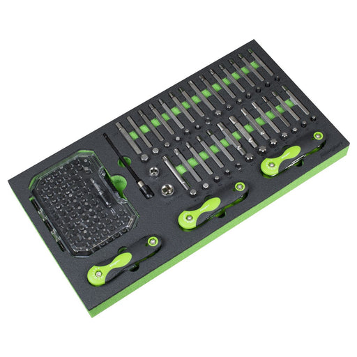 Siegen Siegen Specialised Bit Set & Folding Hex Keys with Tool Tray 170pc S01275 Siegen - Dynamic Drive