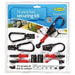 Ring RLS10 Bungee Clic 10 Piece Set - Adjustable Load Securing Bungee Set with I Ring Automotive - Dynamic Drive