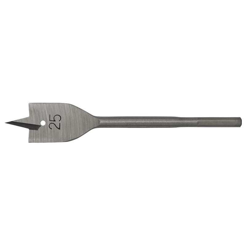 Sealey Flat Wood Bit25mm x 152mm FWB25 Sealey - Dynamic Drive
