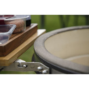 Dellonda Deluxe 22"(56cm) Ceramic Kamado Style BBQ with Wheeled Stand Dellonda - Dynamic Drive