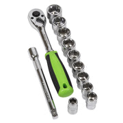 Sealey Socket Set 12pc 1/2"Sq Drive WallDrive Metric S01244 Sealey - Dynamic Drive