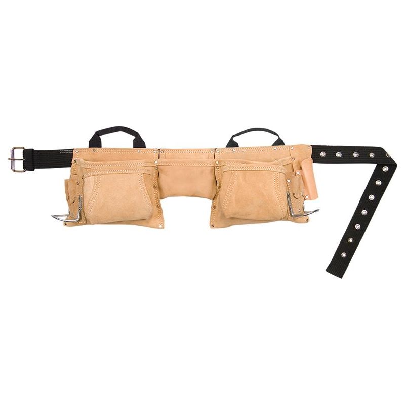 Kuny'S AP-527X Heavy-Duty Leather Work Apron 12 Pocket Kuny's - Dynamic Drive