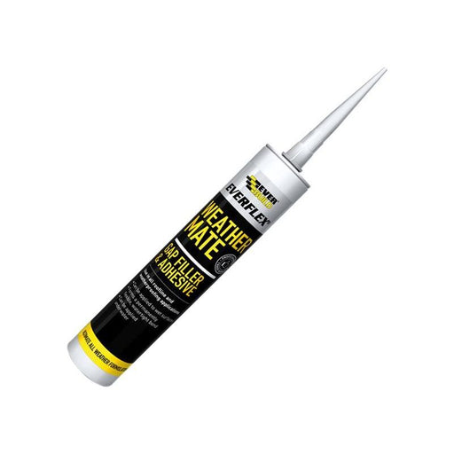 Everbuild Sika Weather Mate Multi-Use Gap Filler & Adhesive White 295ml Everbuild Sika - Dynamic Drive