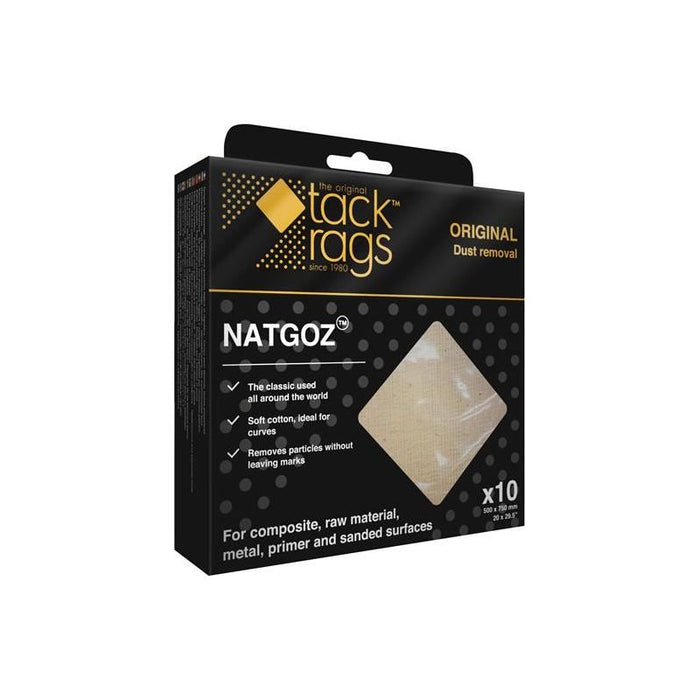 Flexipads World Class tack rags™ Original NATGOZ™ (Pack 10) Flexipads World Class - Dynamic Drive