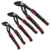 Sealey Water Pump Pliers Set 3pc Quick Release AK8380 Sealey - Dynamic Drive