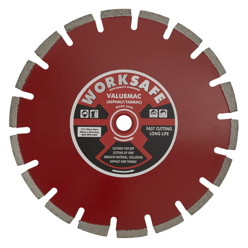 Sealey Valuemac Diamond Blade300 x20mm WDVM300/20 Sealey - Dynamic Drive