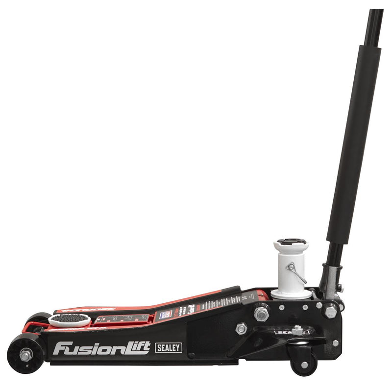 Sealey Low Profile High Lift Trolley Jack with Rocket Lift 2/3 Tonne 3200LEHL Sealey - Dynamic Drive