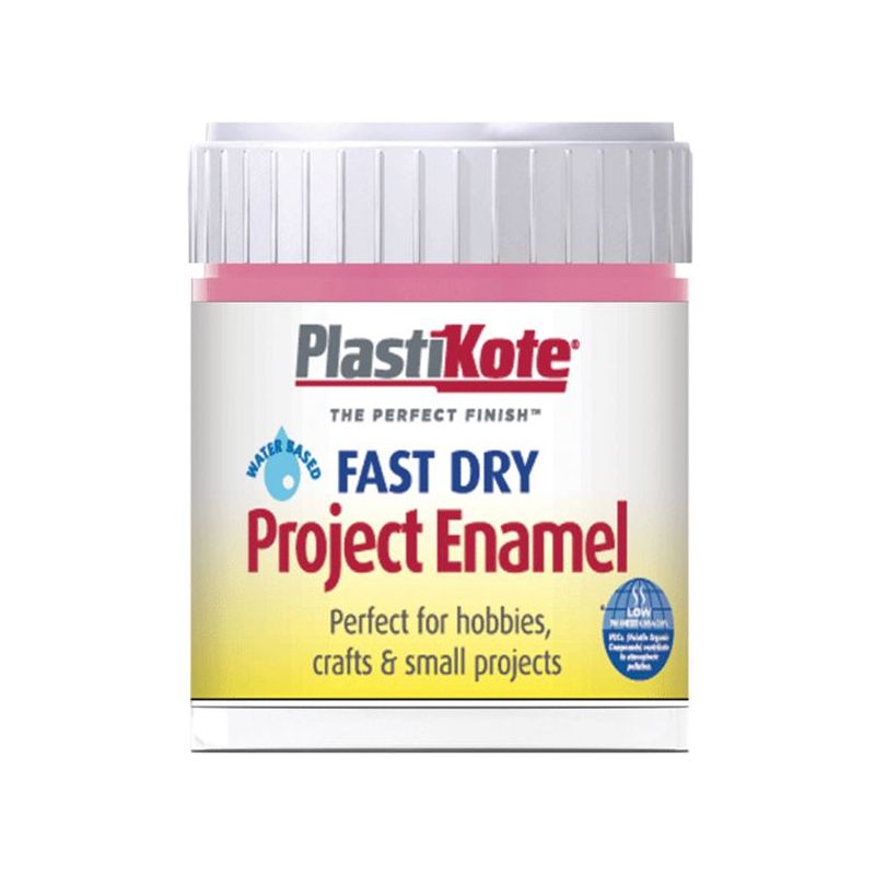 Plastikote Fast Dry Enamel Paint B14 Bottle Hot Pink 59ml PlastiKote - Dynamic Drive