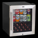 Baridi 50L Tabletop Drinks Fridge Mini Beer Cooler Glass Door Stainless Steel Baridi  - Dynamic Drive