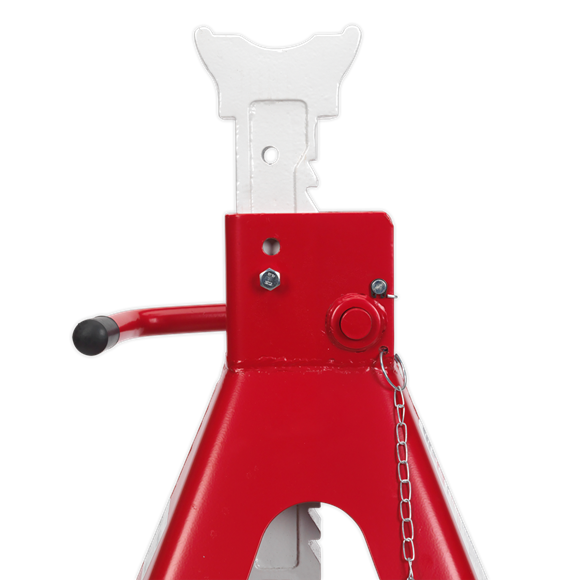 Sealey AXLe Stands (Pair) 10 Tonne Capacity per Stand Auto Rise Ratchet AAS10000 Sealey - Dynamic Drive