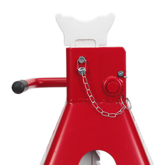 Sealey AXLe Stands (Pair) 10 Tonne Capacity per Stand Auto Rise Ratchet AAS10000 Sealey - Dynamic Drive