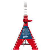Sealey AXLe Stands (Pair) 5 Tonne Capacity per Stand Auto Rise Ratchet AAS5000 Sealey - Dynamic Drive