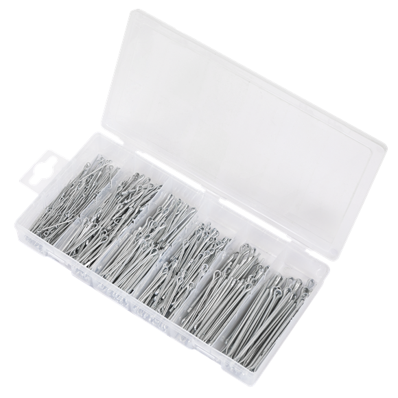 Sealey Split Pin Assortment 555pc Small Sizes Metric & Imperial AB001SP Sealey - Dynamic Drive