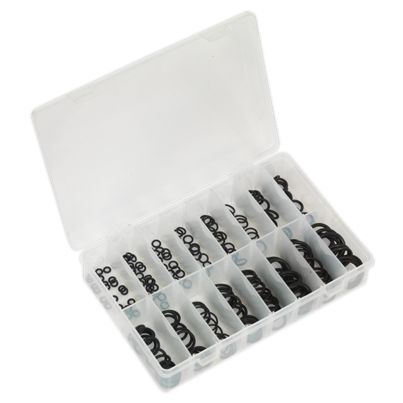 Sealey Rubber O-Ring Assortment 225pc Metric AB004OR Sealey - Dynamic Drive
