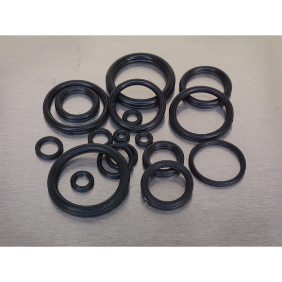 Sealey Rubber O-Ring Assortment 225pc Metric AB004OR Sealey - Dynamic Drive