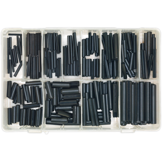 Sealey Spring Roll Pin Assortment 300pc Imperial AB006RP Sealey - Dynamic Drive