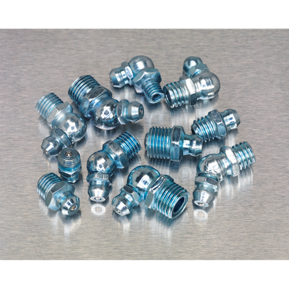 Sealey Grease Nipple Assortment 115pc Metric AB008GN Sealey - Dynamic Drive