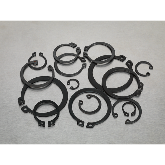 Sealey Circlip Assortment 200pc Internal & External Metric AB017CC Sealey - Dynamic Drive