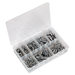 Sealey Clevis Pin Assortment 200pc Imperial AB019CP Sealey - Dynamic Drive