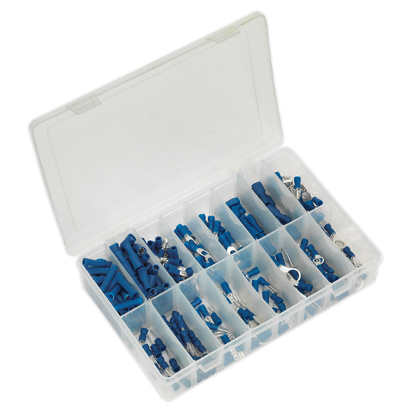 Sealey Crimp Terminal Assortment 280pc Blue AB040BT Sealey - Dynamic Drive