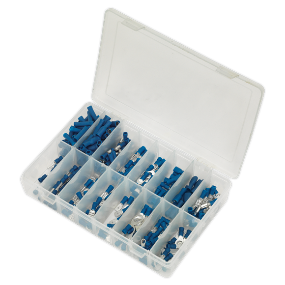 Sealey Crimp Terminal Assortment 280pc Blue AB040BT Sealey - Dynamic Drive