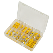 Sealey Crimp Terminal Assortment 140pc Yellow AB041YT Sealey - Dynamic Drive