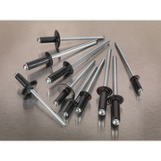 Sealey Rivet Assortment 200pc Black Anodised AB074BR Sealey - Dynamic Drive