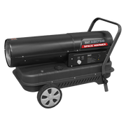 Sealey Space Warmerï Paraffin/Kerosene/Diesel Heater 175000Btu/hr with Wheels Sealey - Dynamic Drive