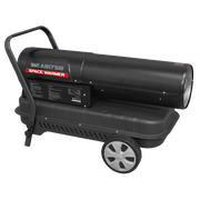 Sealey Space Warmerï Paraffin/Kerosene/Diesel Heater 175000Btu/hr with Wheels Sealey - Dynamic Drive