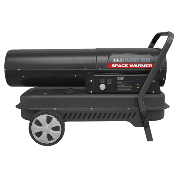 Sealey Space Warmerï Paraffin/Kerosene/Diesel Heater 175000Btu/hr with Wheels Sealey - Dynamic Drive