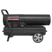 Sealey Space Warmerï Paraffin/Kerosene/Diesel Heater 175000Btu/hr with Wheels Sealey - Dynamic Drive