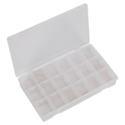 Sealey Assortment Box with 12 Removable Dividers ABBOXLAR Sealey - Dynamic Drive