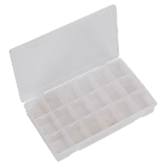 Sealey Assortment Box with 12 Removable Dividers ABBOXLAR Sealey - Dynamic Drive