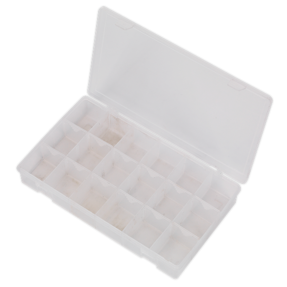 Sealey Assortment Box with 12 Removable Dividers ABBOXLAR Sealey - Dynamic Drive