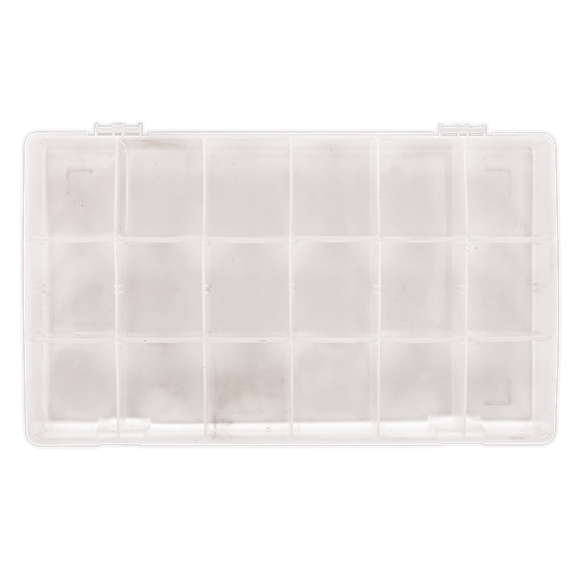 Sealey Assortment Box with 12 Removable Dividers ABBOXLAR Sealey - Dynamic Drive