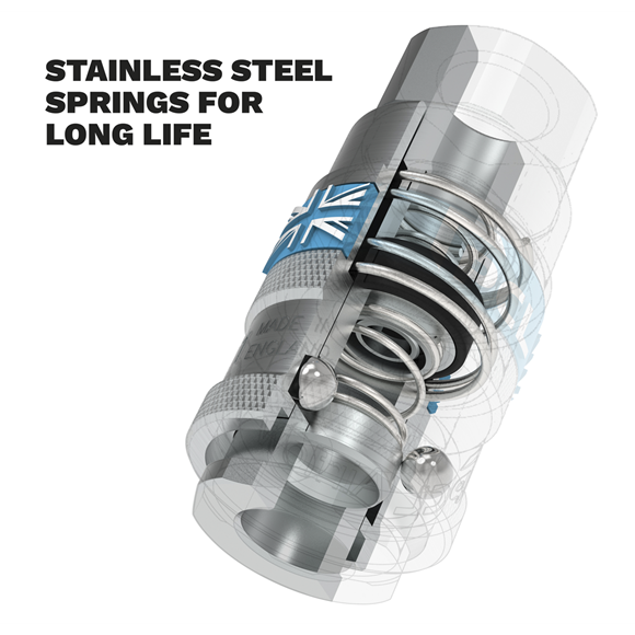 Sealey Coupling Body Male 1/4"BSPT Pack of 50 AC01BP Sealey - Dynamic Drive