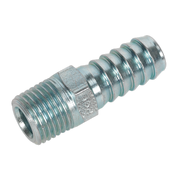 Sealey Screwed Tailpiece Male 1/4"BSPT 3/8" Hose Pack of 5 AC09 Sealey - Dynamic Drive