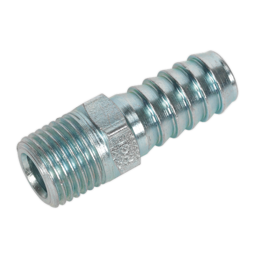 Sealey Screwed Tailpiece Male 1/4"BSPT 3/8" Hose Pack of 5 AC09 Sealey - Dynamic Drive