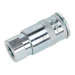 Sealey Coupling Body Female 1/4"BSP Pack of 50 AC15BP Sealey - Dynamic Drive