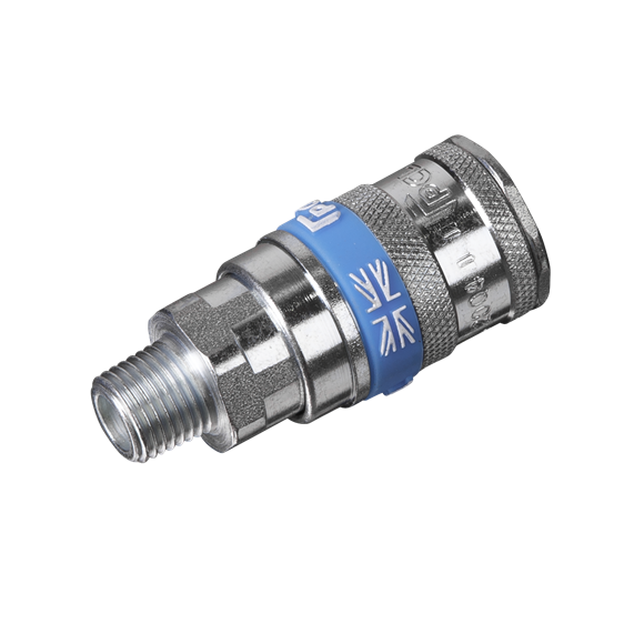 Sealey Coupling Body Male 1/4"BSPT AC16 Sealey - Dynamic Drive
