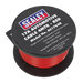 Sealey Automotive Cable Thick Wall 17A 4m Red AC1704R Sealey - Dynamic Drive
